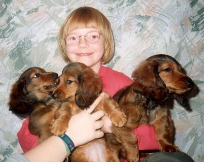Sara and B-puppies